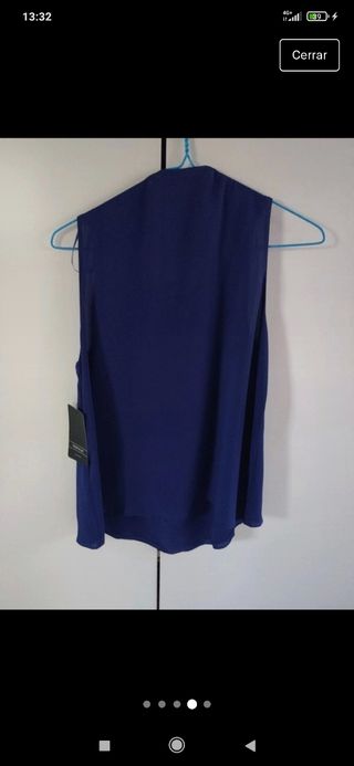 Blusa azul eléctrico Zara talla S de segunda mano por 5 EUR en San  Bizenti-Barakaldo en WALLAPOP