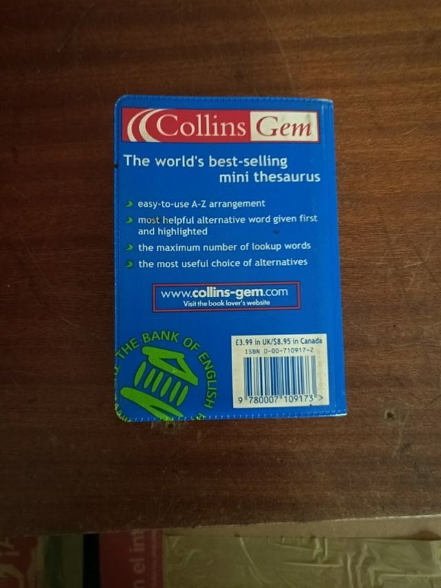 English Thesaurus dictionary (dicc. sinónimos)