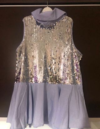 blusas lentejuelas zara