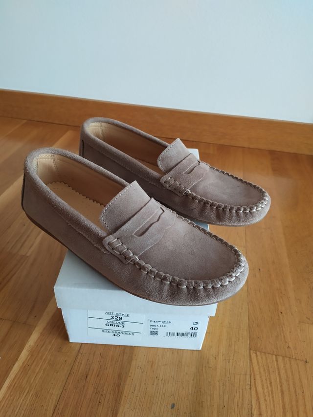 Zapatos mocasines número 40