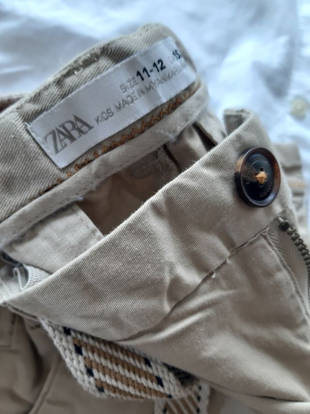 Camisa y bermuda niño talla 11-12 años