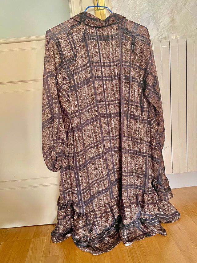 Vestido de seda marca imperial