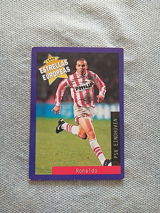  Card Ronaldo panini Estrellas Europeas 96 n°80