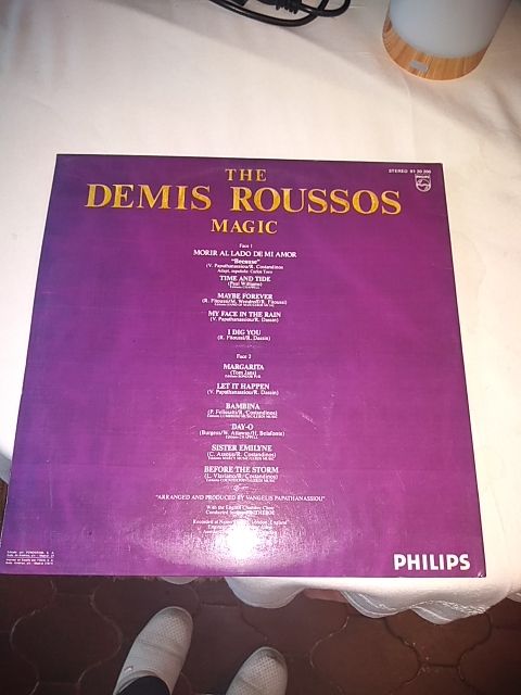 Disco LP vinilo The Demis Roussos Magic.