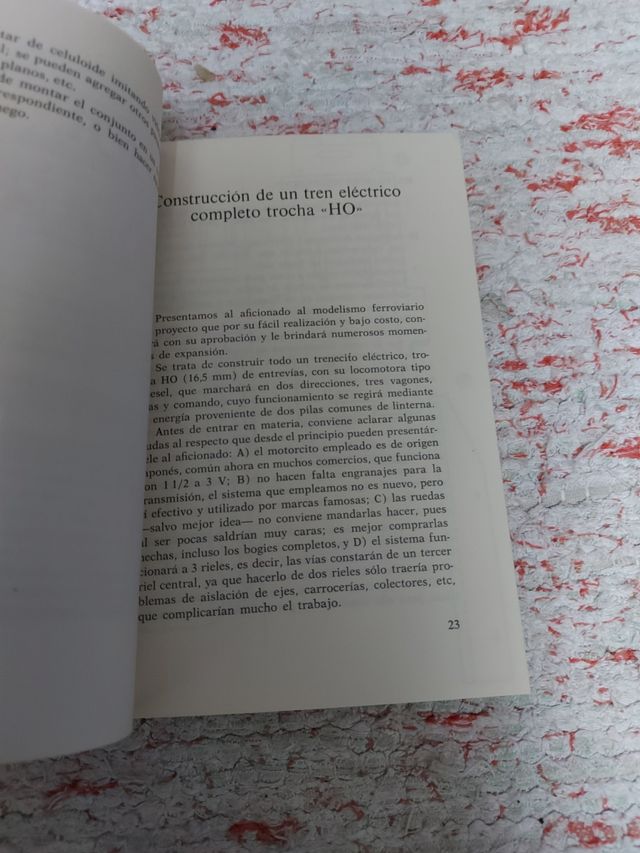 Lote Modelismo ferroviario (1980-1982)