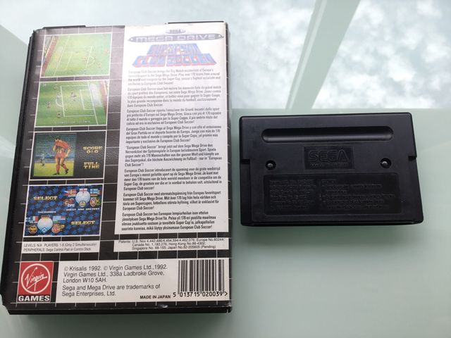 Mega drive European club soccer