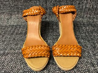 SANDALIAS DE CUÑA DE ESPARTO \
