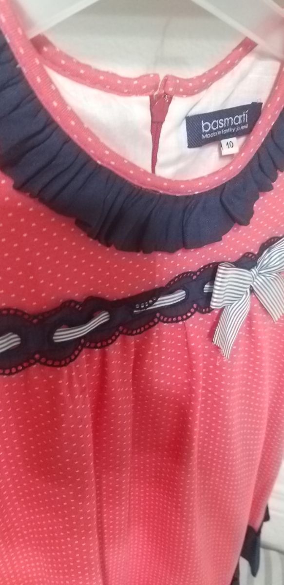Vestido de basmartí,talla 10
