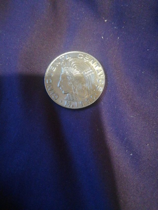 50centavos. mexicanos 1980