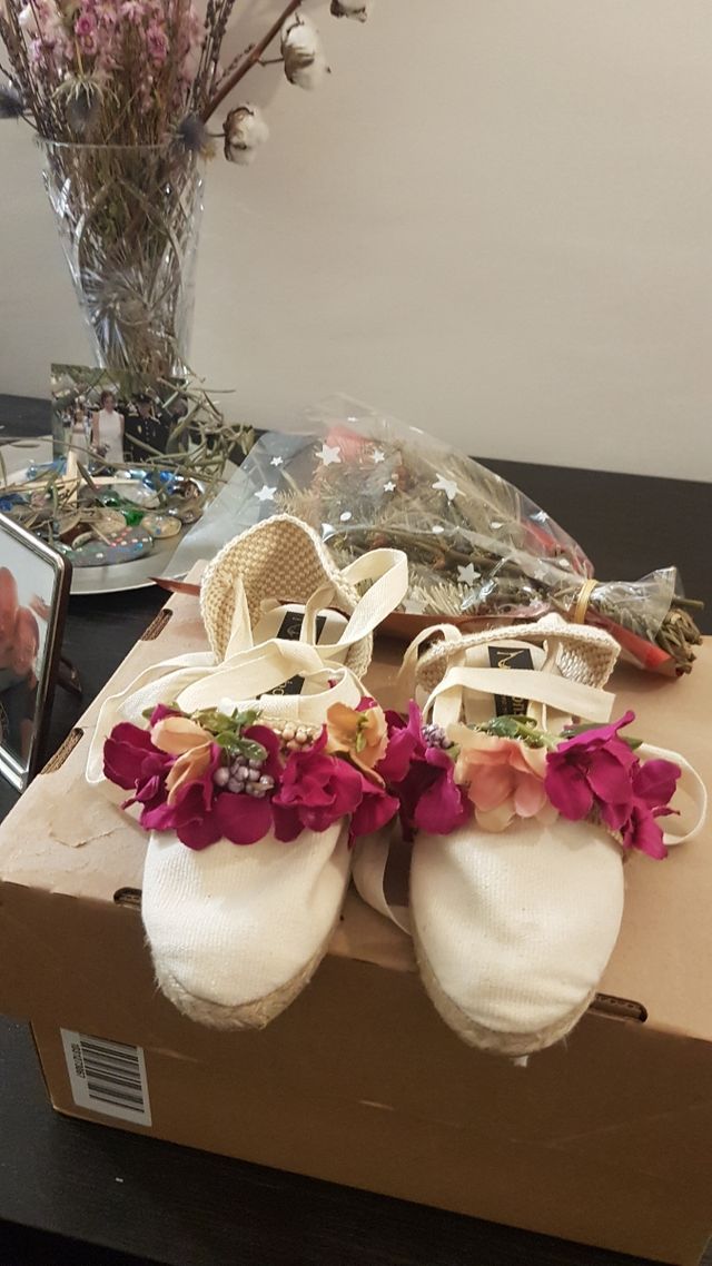 zapatillas hechas a mano,artesanales de esparto
