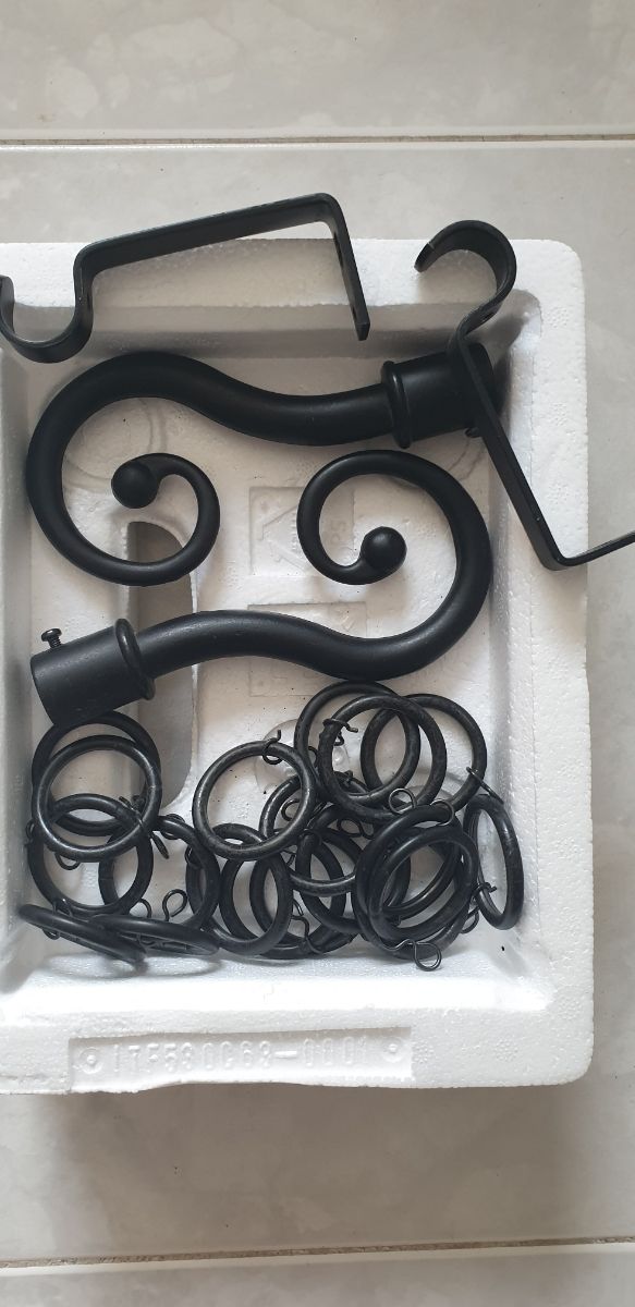 Pomo para barra cortina