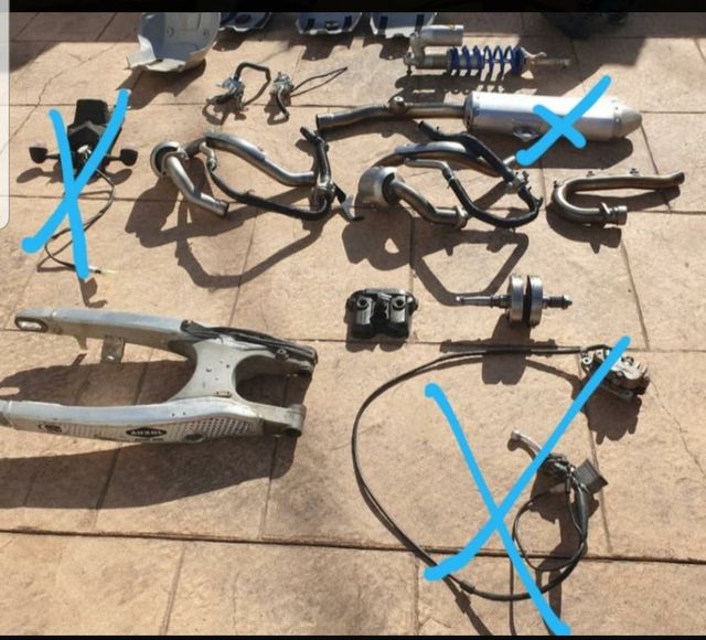 racambio yamaha chasis  wr450