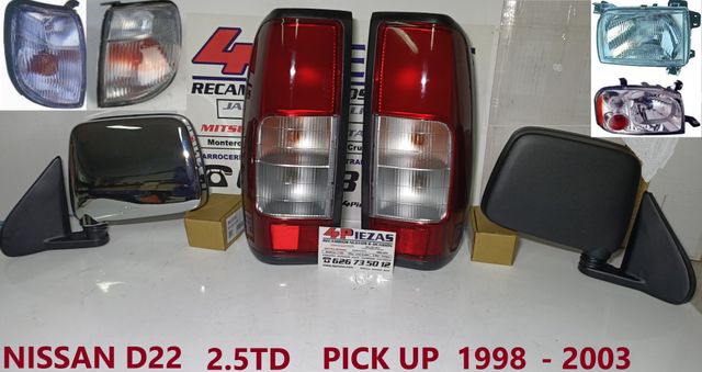 NISSAN PICK UP NAVARA 1998-15*RECAMBIOS ,MANETAS