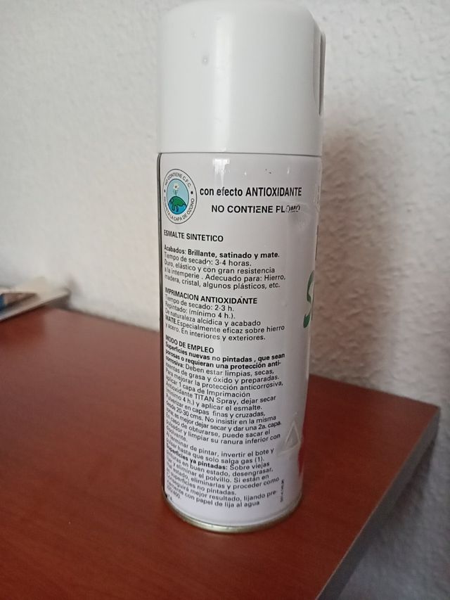 Spray esmalte sintético blanco TITAN