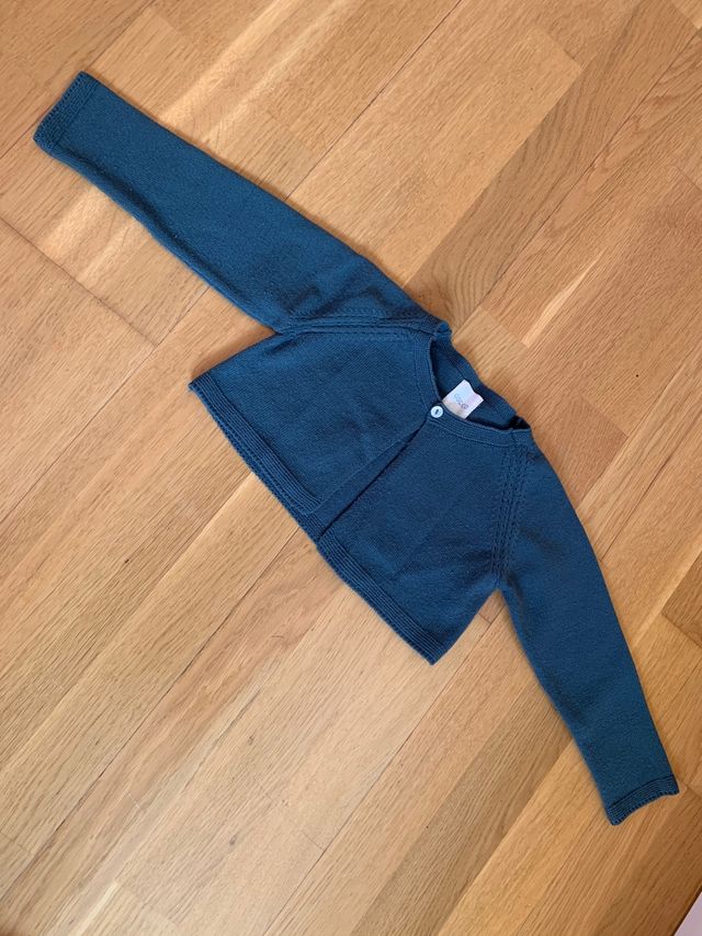 Chaqueta color azul verdoso Gocco 2-3 años