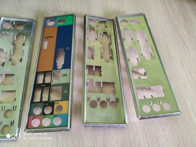 placas traseras de placa base