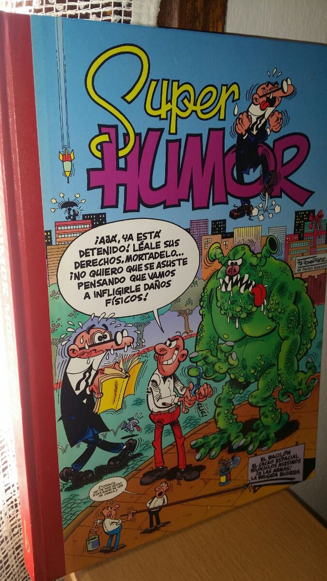 SUPERHUMOR MORTADELO Y FILEMON LIBRO 