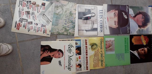 discos de vinilo variados