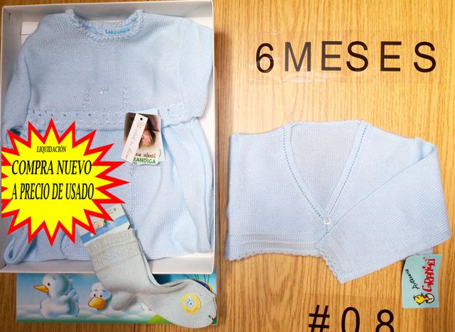 LOTE ROPA NUEVA BEBÉ NIÑO TALLA 6 MESES