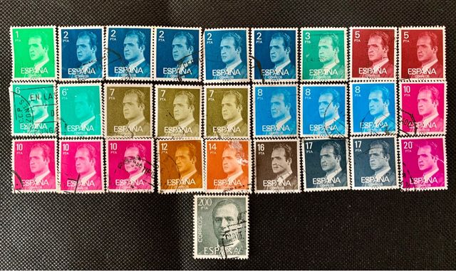 Sellos de España Rey Juan Carlos
