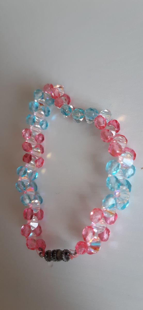 Pulsera de cristales Swarovski 20cm