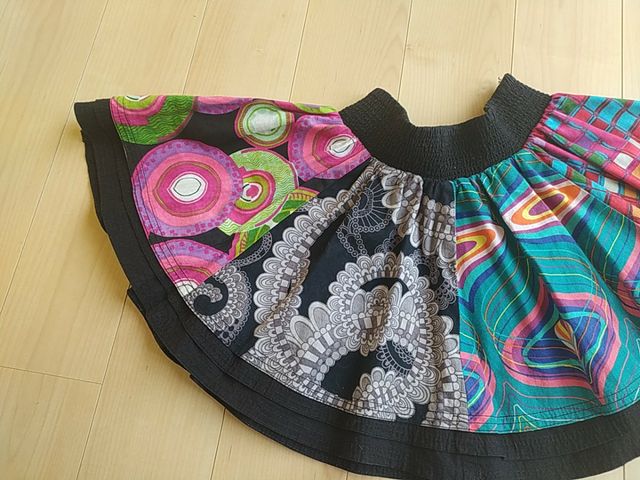 falda desigual talla 5-6
