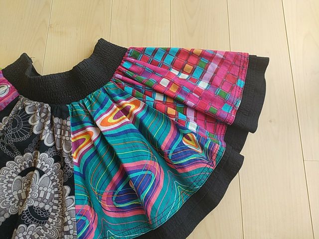 falda desigual talla 5-6