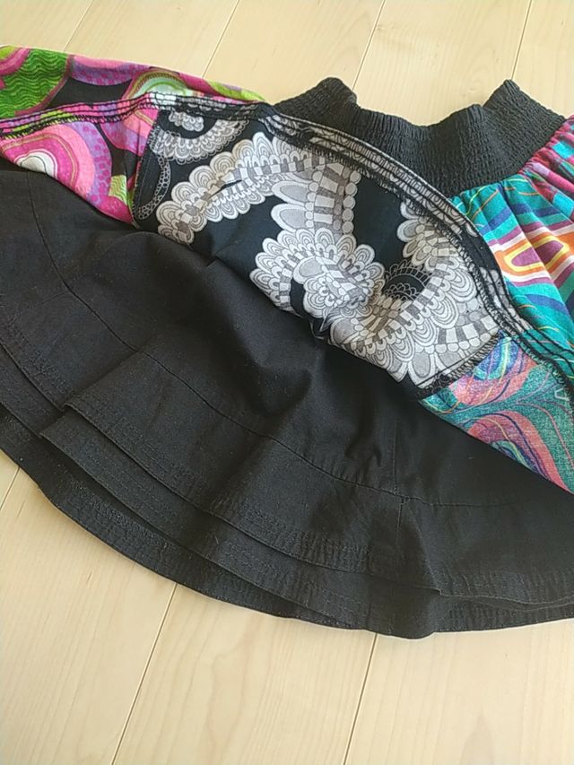 falda desigual talla 5-6