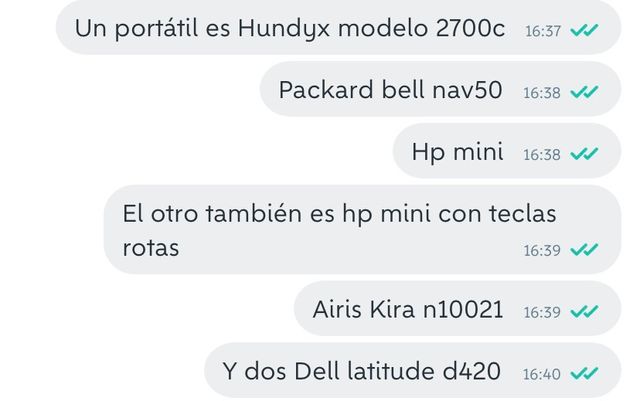 Ordenador Portátiles (Pack 7) (Reparar/Piezas)