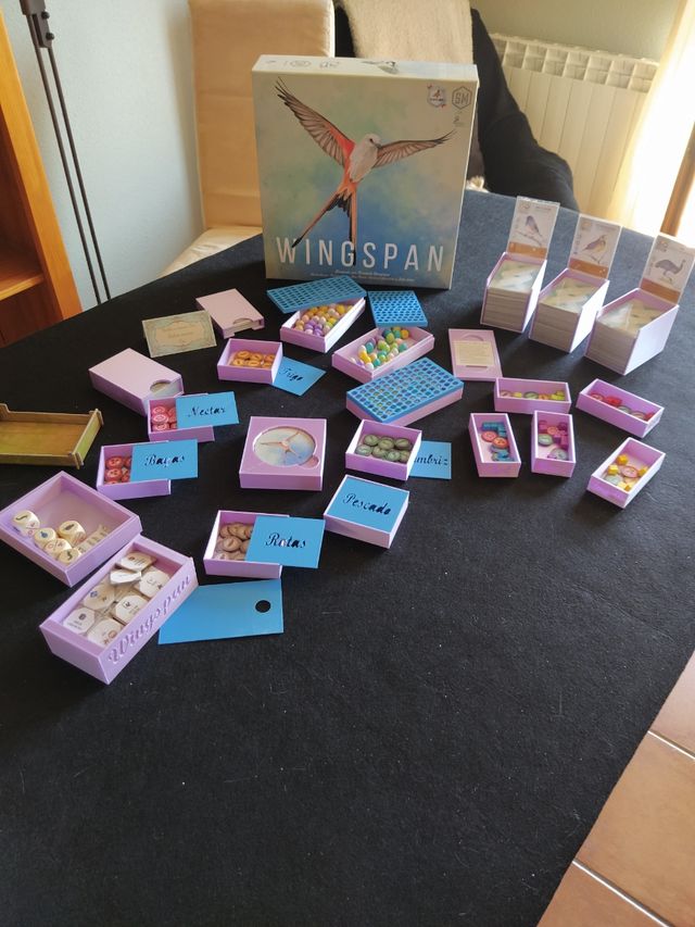 inserto para juego wingspan