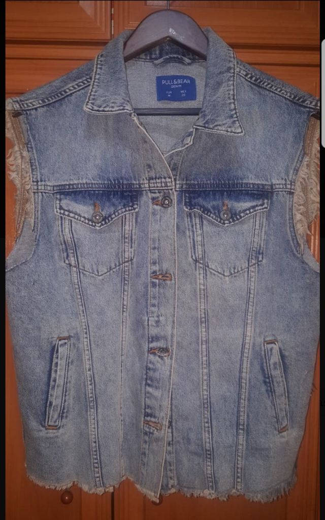 Chaqueta vaquera sin mangas Pull&Bear