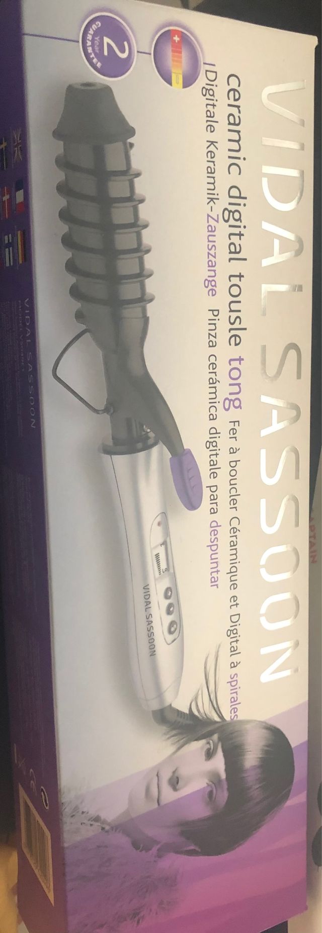 Pinza cerámica digital Vidal Sassoon