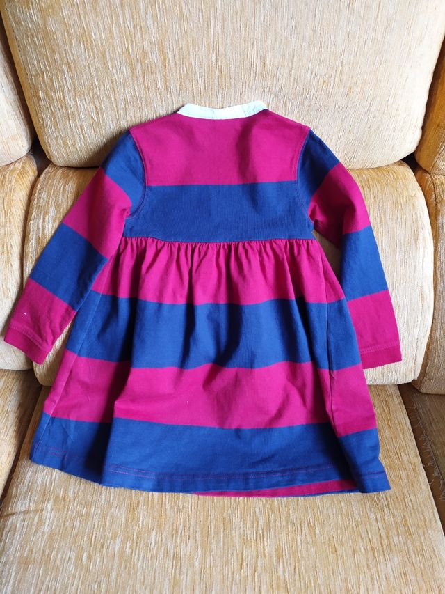 Vestido azúl y rojo Gocco T-3