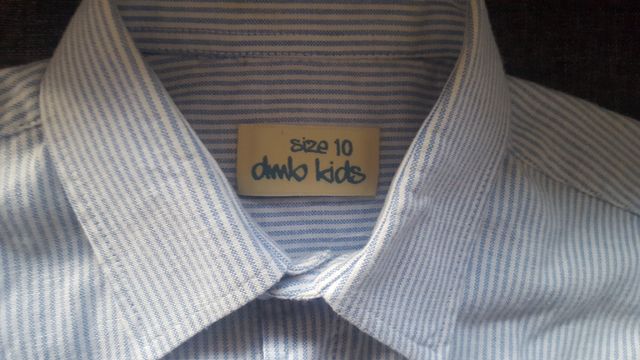 camisas niño Talla 10.