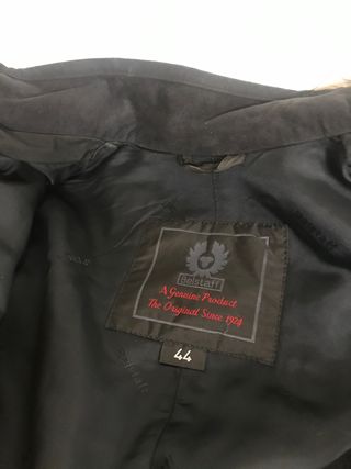 CHAQUETA NEGRA BELSTAFF TALLA 44/ M EUROPEA