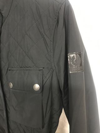 CHAQUETA NEGRA BELSTAFF TALLA 44/ M EUROPEA