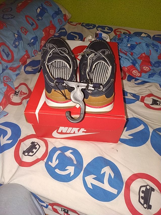 zapatos tipo náuticos de chico