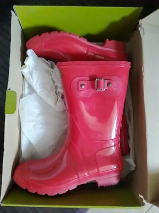 Botas de agua Hispanitas rojas T-38 de segunda mano por 15 EUR en Madrid en  WALLAPOP