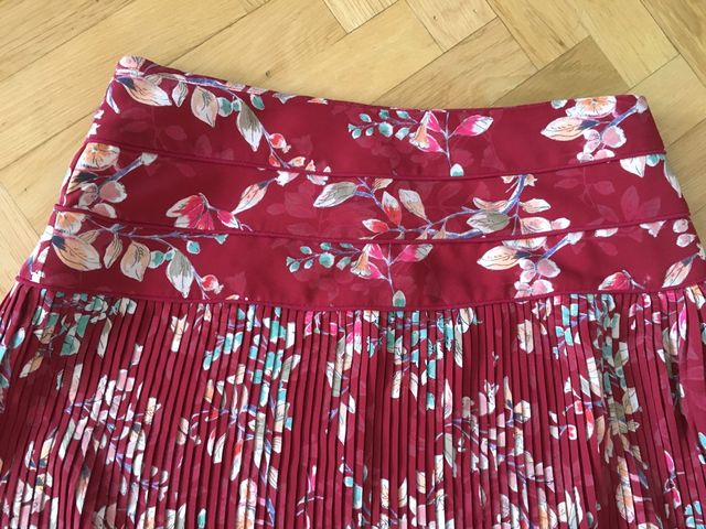 Falda flores plisada PEDRO DEL HIERRO 40