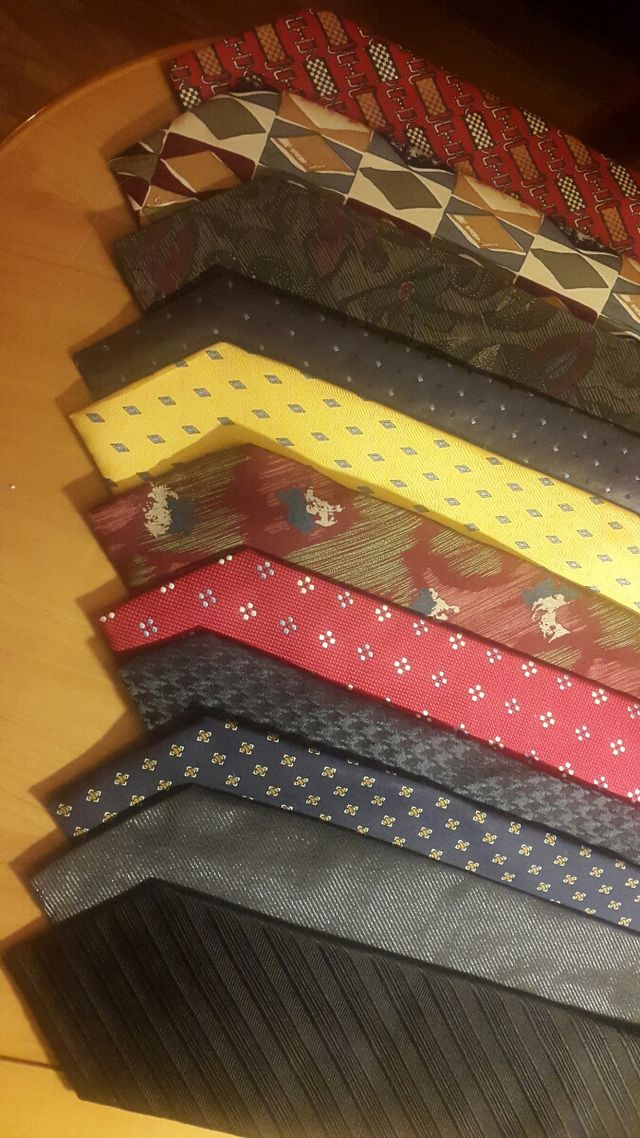 lote corbatas de seda Lote