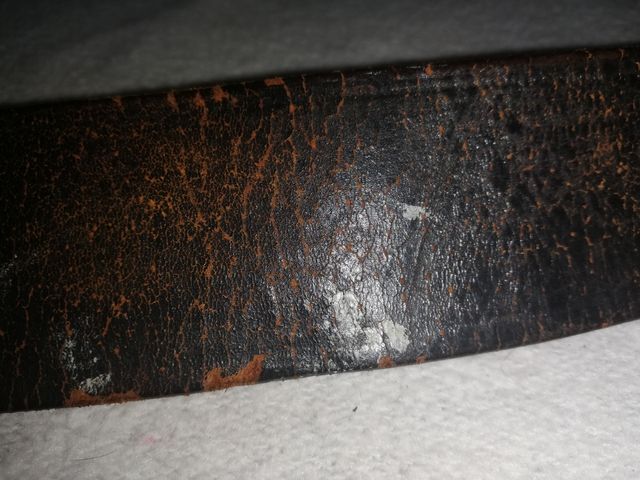 cinturón de piel de años 30