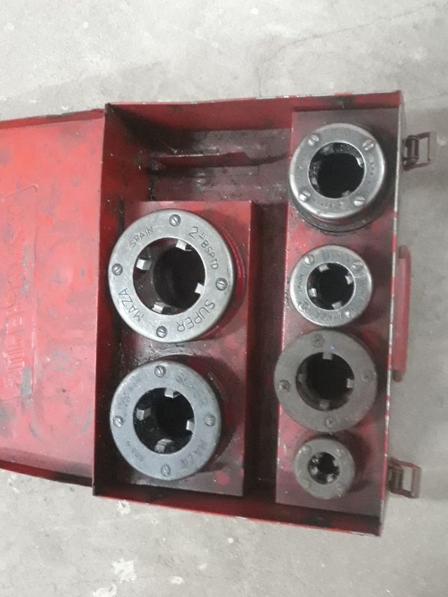 filera para roscar tuberia supermaza