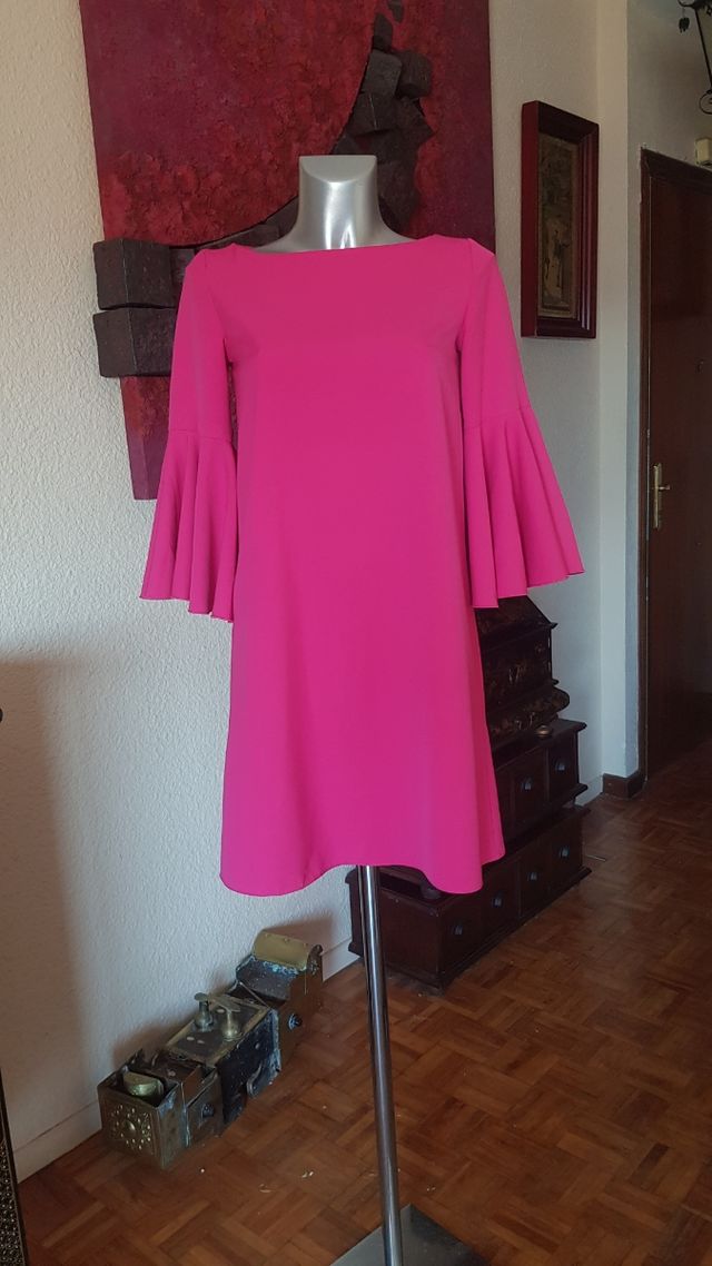 Traje fiesta fucsia
