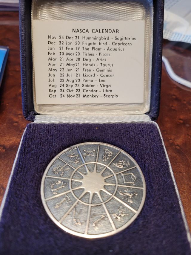 moneda Calendario  Nacar