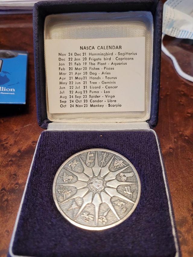 moneda Calendario  Nacar