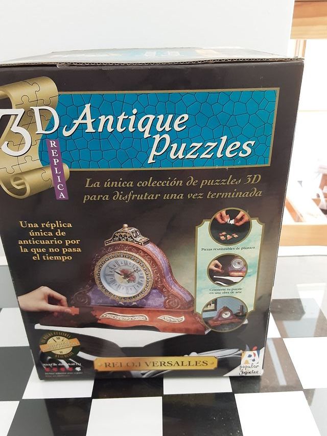 Puzzle 3D réplica reloj antiguo