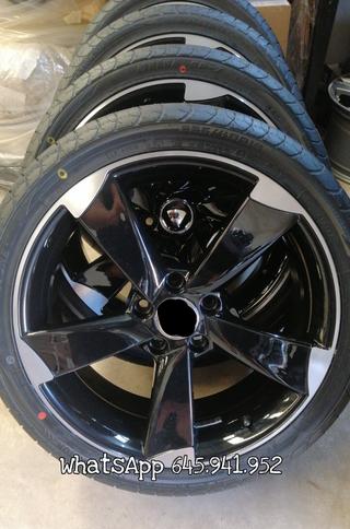 kit llantas 661 rotor black en 18