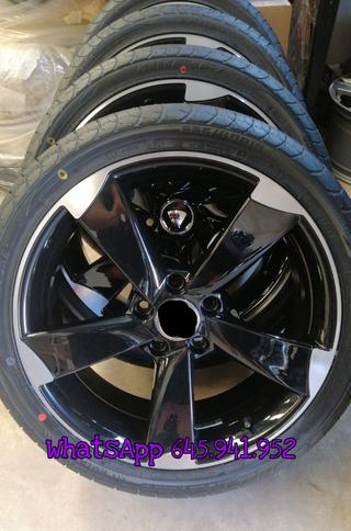 kit llantas 18 style rotor black