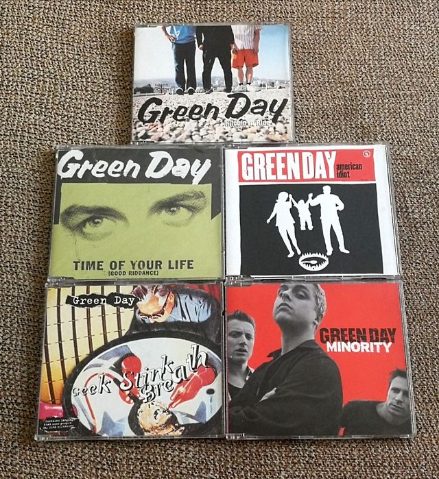 GREEN DAY - LOTE cd singles promo EXC
