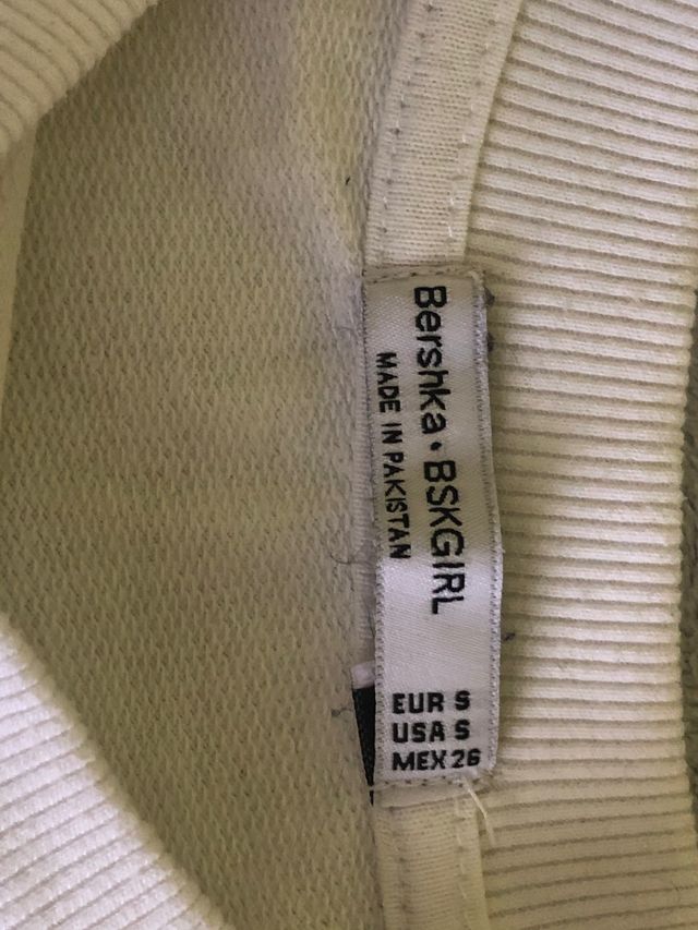 sudadera corta (talla: s)